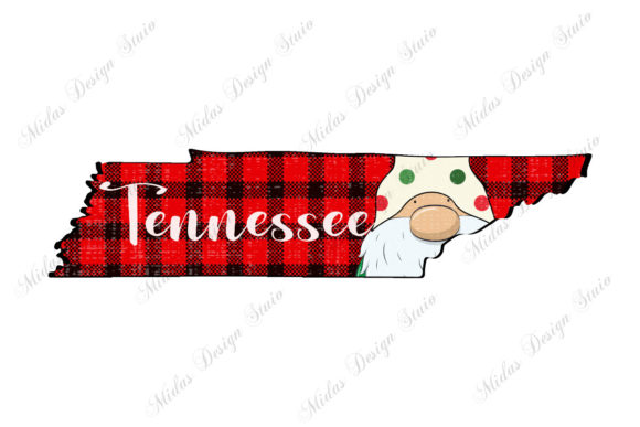 Buffalo Plaid Tennessee Christmas Crafts