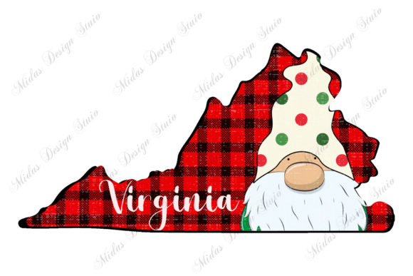 Buffalo Plaid Virginia Christmas Crafts