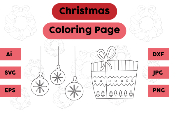 Christmas Coloring Pages Gift Sett for Branding and Marketing