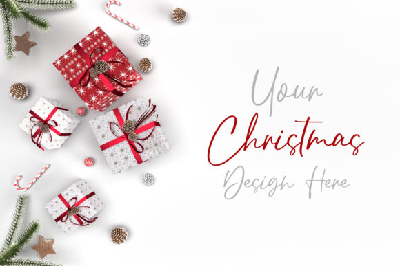 Christmas Mockup for Local Business Branding