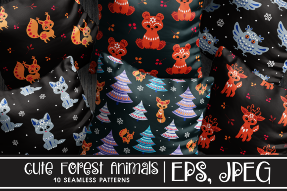 Christmas Seamless Patterns with Animals Review