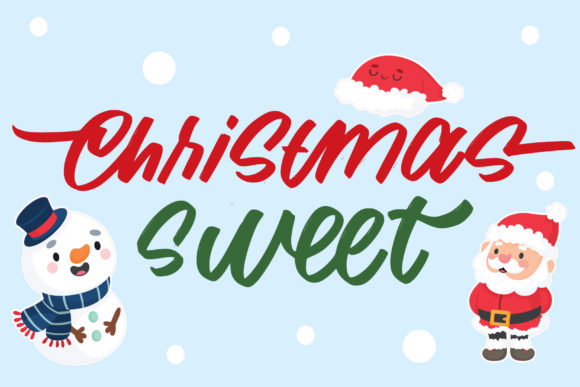 Christmas Sweet Script Amp for Local Business Branding