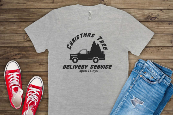 Christmas Tree Delivery Service SVG File for Crafts