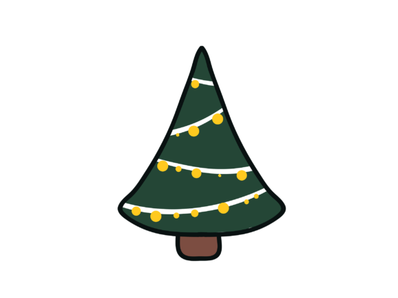 Christmas Tree with Garland in Winter Embroidery Review
