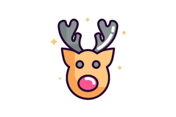 Deer Brown Christmas Icon Review
