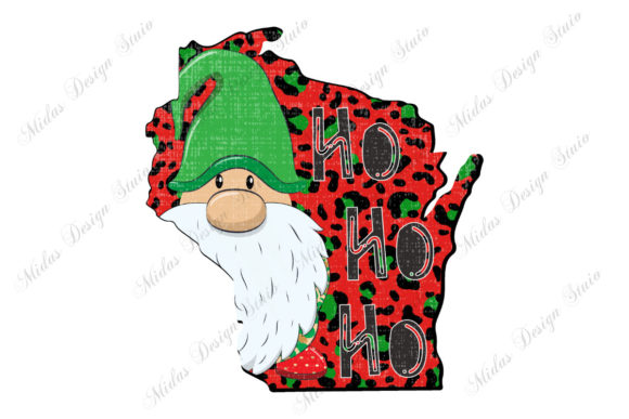 Grunge Wisconsin Christmas with Gnome Crafts
