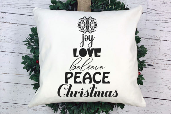 Joy Love Believe Peace Christmas SVG Review