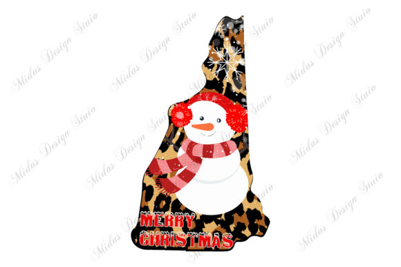 Leopard New Hampshire Christmas Craft Asset