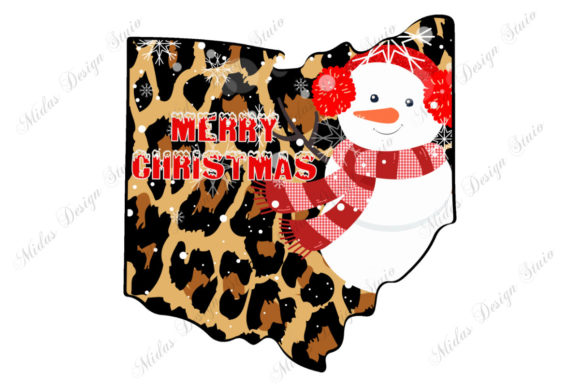 Leopard Ohio Christmas with Snowman Crafts