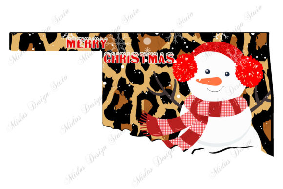 Leopard Oklahoma Christmas with Snowman Crafts
