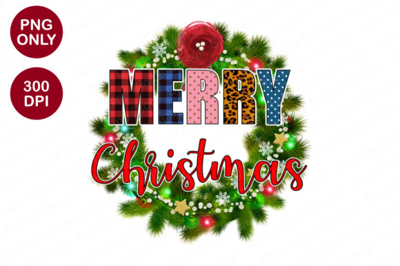 Merry Christmas Sublimation Designs for Crafts
