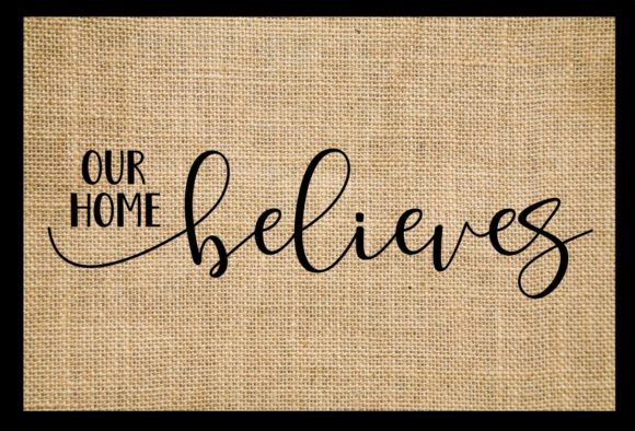 Our Home Believes Christmas Svg for Crafts